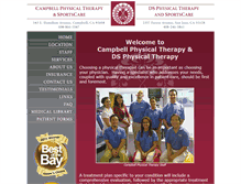 Tablet Screenshot of ds-physicaltherapy.com